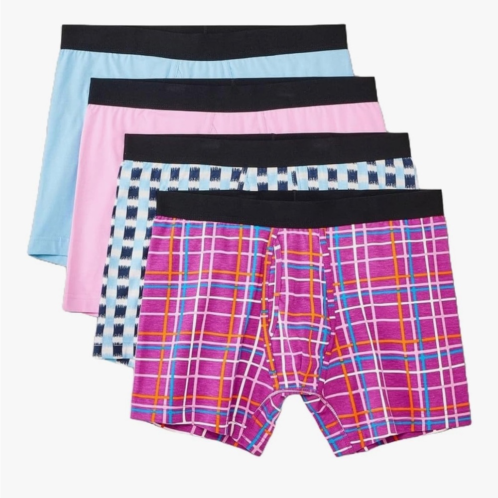 Target Original Use Men's Boxer Briefs - Blue, Black, and Purple